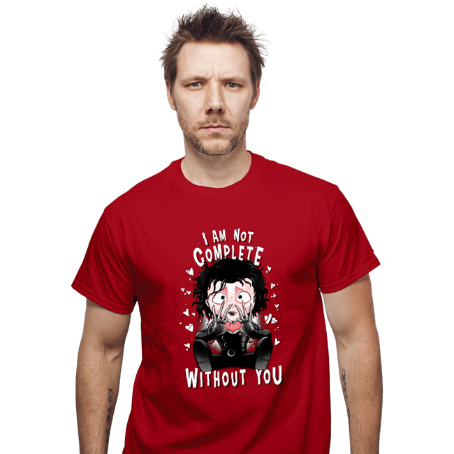 Daily_Deal_Shirts T-Shirts, Unisex / Small / Red I Am Not Complete Without You