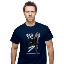 Load image into Gallery viewer, Secret_Shirts T-Shirts, Unisex / Small / Navy Rebel Girl