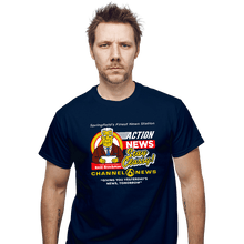 Load image into Gallery viewer, Daily_Deal_Shirts T-Shirts, Unisex / Small / Navy Springfield Channel 6 Action News