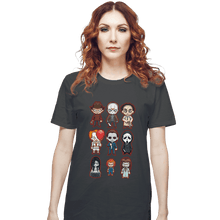 Load image into Gallery viewer, Daily_Deal_Shirts T-Shirts, Unisex / Small / Charcoal Chibi Horror