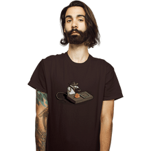 Load image into Gallery viewer, Shirts T-Shirts, Unisex / Small / Dark Chocolate Indiana Mouse
