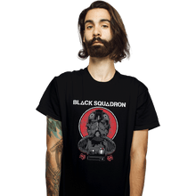 Load image into Gallery viewer, Shirts T-Shirts, Unisex / Small / Black Black Squadron
