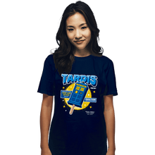 Load image into Gallery viewer, Shirts T-Shirts, Unisex / Small / Navy Time and Space Ice Cream