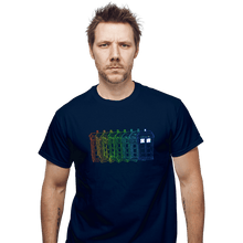 Load image into Gallery viewer, Secret_Shirts T-Shirts, Unisex / Small / Navy Tardis Trail