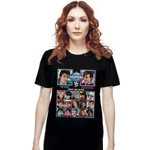 Load image into Gallery viewer, Daily_Deal_Shirts T-Shirts, Unisex / Small / Black Time Fighters 10th vs 11th