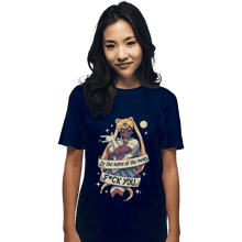 Load image into Gallery viewer, Shirts T-Shirts, Unisex / Small / Navy Warrior Of Love