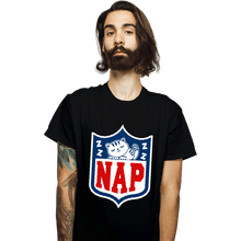 Load image into Gallery viewer, Secret_Shirts T-Shirts, Unisex / Small / Black Nap After Playing