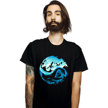 Load image into Gallery viewer, Daily_Deal_Shirts T-Shirts, Unisex / Small / Black Yin Yang Of Water