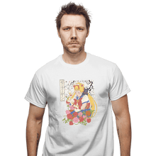 Load image into Gallery viewer, Shirts T-Shirts, Unisex / Small / White Moon Print