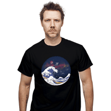 Load image into Gallery viewer, Daily_Deal_Shirts T-Shirts, Unisex / Small / Black Surfing The Great Wave