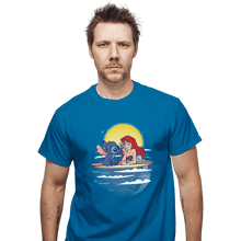 Load image into Gallery viewer, Shirts T-Shirts, Unisex / Small / Sapphire Aloha Mermaid