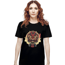 Load image into Gallery viewer, Shirts T-Shirts, Unisex / Small / Black Nightbrother Oni Mask
