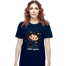 Load image into Gallery viewer, Shirts T-Shirts, Unisex / Small / Navy Hello Agatha
