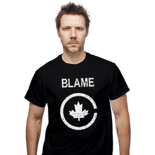 Load image into Gallery viewer, Shirts T-Shirts, Unisex / Small / Black Blame Canada