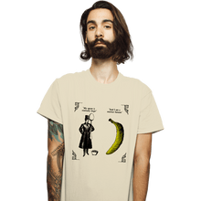Load image into Gallery viewer, Shirts T-Shirts, Unisex / Small / Natural The Olde Joke Of A Big Spoon And A Banana