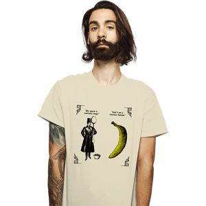 Shirts T-Shirts, Unisex / Small / Natural The Olde Joke Of A Big Spoon And A Banana