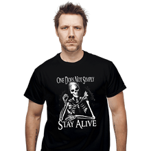 Load image into Gallery viewer, Last_Chance_Shirts T-Shirts, Unisex / Small / Black Stay Alive