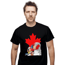 Load image into Gallery viewer, Shirts T-Shirts, Unisex / Small / Black Captain Canuck And Team Canada