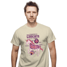 Load image into Gallery viewer, Shirts T-Shirts, Unisex / Small / Natural Unicorn Anatomy