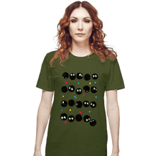 Load image into Gallery viewer, Shirts T-Shirts, Unisex / Small / Military Green The Black Sprites