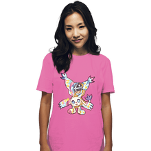 Load image into Gallery viewer, Shirts T-Shirts, Unisex / Small / Azalea Magical Silhouettes - Gatomon