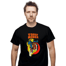 Load image into Gallery viewer, Shirts T-Shirts, Unisex / Small / Black Toast Rider