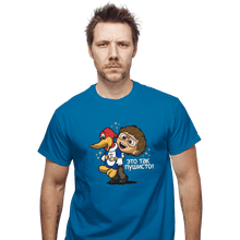 Load image into Gallery viewer, Shirts T-Shirts, Unisex / Small / Sapphire It's Not Rigged