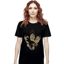 Load image into Gallery viewer, Daily_Deal_Shirts T-Shirts, Unisex / Small / Black T-Rex Footprint
