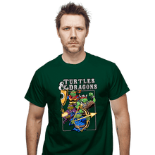 Load image into Gallery viewer, Daily_Deal_Shirts T-Shirts, Unisex / Small / Forest Turtles & Dragons