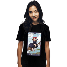 Load image into Gallery viewer, Daily_Deal_Shirts T-Shirts, Unisex / Small / Black Tarot Ghibli The Magician