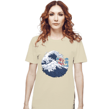 Load image into Gallery viewer, Shirts T-Shirts, Unisex / Small / Natural Funky Wave