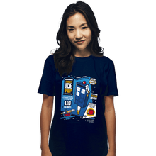 Load image into Gallery viewer, Shirts T-Shirts, Unisex / Small / Navy Tardis Ice Pop