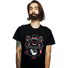 Load image into Gallery viewer, Secret_Shirts T-Shirts, Unisex / Small / Black Magician Hat Monster