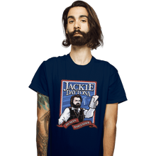 Load image into Gallery viewer, Shirts T-Shirts, Unisex / Small / Navy Jackie Daytona - Regular Human Bartender