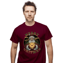 Load image into Gallery viewer, Daily_Deal_Shirts T-Shirts, Unisex / Small / Maroon Merry Critmas