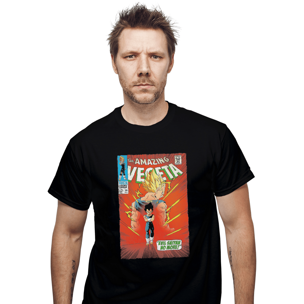 The Amazing Vegeta - Nerdy T-Shirt by firebeard | ShirtPunch