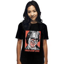 Load image into Gallery viewer, Shirts T-Shirts, Unisex / Small / Black Finger Lickin' Good