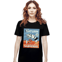 Load image into Gallery viewer, Shirts T-Shirts, Unisex / Small / Black Visit Saturn