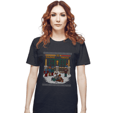 Load image into Gallery viewer, Daily_Deal_Shirts T-Shirts, Unisex / Small / Dark Heather The Christmas Fight
