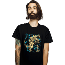 Load image into Gallery viewer, Daily_Deal_Shirts T-Shirts, Unisex / Small / Black Kaiju Fossils