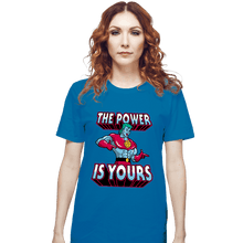 Load image into Gallery viewer, Shirts T-Shirts, Unisex / Small / Sapphire The Power Is Yours
