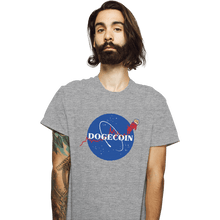 Load image into Gallery viewer, Daily_Deal_Shirts T-Shirts, Unisex / Small / Sports Grey Nasa Doge