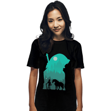 Load image into Gallery viewer, Shirts T-Shirts, Unisex / Small / Black Hylian Silhouette