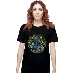 Daily_Deal_Shirts T-Shirts, Unisex / Small / Black Warrior In The Forest