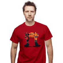 Load image into Gallery viewer, Secret_Shirts T-Shirts, Unisex / Small / Red Farewell Fist Bump