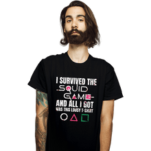 Load image into Gallery viewer, Secret_Shirts T-Shirts, Unisex / Small / Black Lousy Squid Shirt