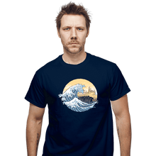 Load image into Gallery viewer, Daily_Deal_Shirts T-Shirts, Unisex / Small / Navy The Great Wave of the Ringwraiths