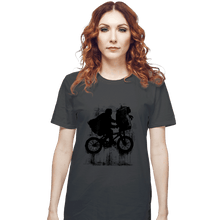 Load image into Gallery viewer, Secret_Shirts T-Shirts, Unisex / Small / Charcoal Boy And Bike