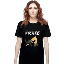 Load image into Gallery viewer, Shirts T-Shirts, Unisex / Small / Black Les Aventures De Picard