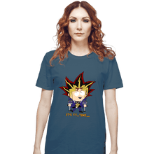 Load image into Gallery viewer, Daily_Deal_Shirts T-Shirts, Unisex / Small / Indigo Blue Duel Time